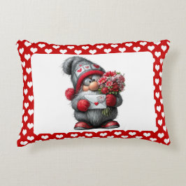 Cojín Decorativo "A Love Note for You" Valentine Gnome