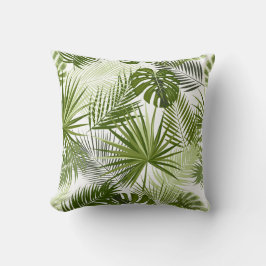 Cojín Decorativo a lush, tropical leaf pattern 