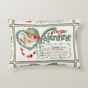 Cojín Decorativo A mi blanco verosímil de San Valentín