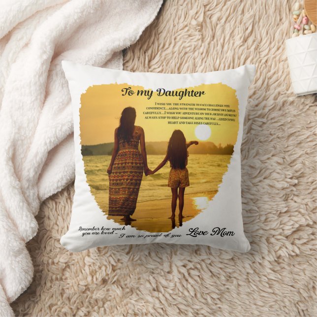 Cojín Decorativo A mi hija (Manta)