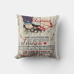 Cojín Decorativo A mi marido   Hermoso regalo de decoración familia