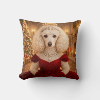 Cojín Decorativo A Poodle Christmas Holiday 