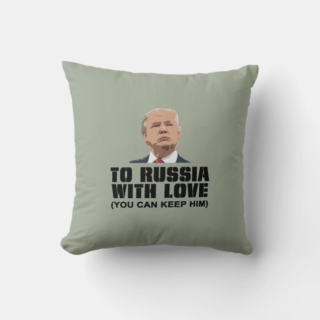 Cojín Decorativo A Rusia con amor (Anverso)