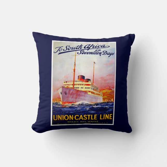 Cojín Decorativo A Sudáfrica en 17 días (Anverso)