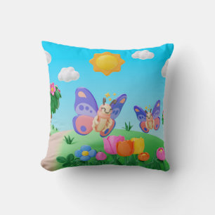 Cojín Decorativo A Través Del Diseño De Pillow En El Paisaje Natura