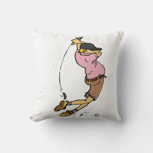 Cojín Decorativo A un golfista perdiéndose la pelota