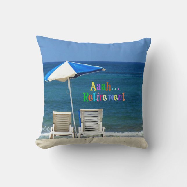 Cojín Decorativo Aaah...Jubilación (Anverso)