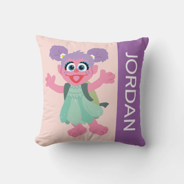 Cojín Decorativo Abby Cadabby Woodland | Añadir su nombre (Anverso)