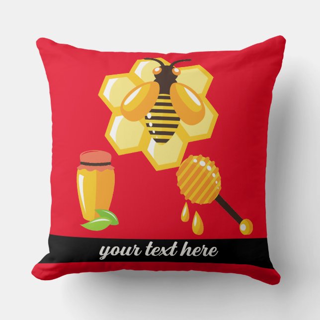 Cojín Decorativo abeja (Anverso)