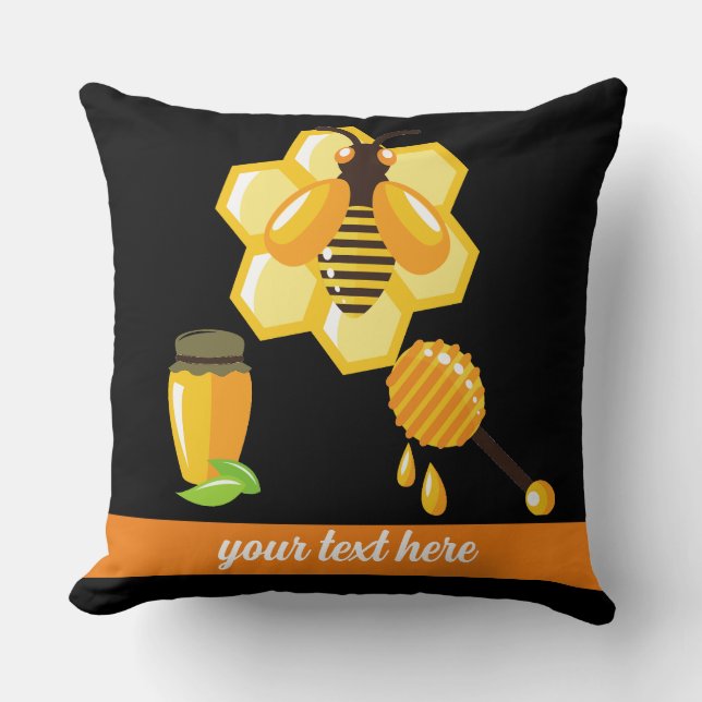 Cojín Decorativo abeja (Anverso)