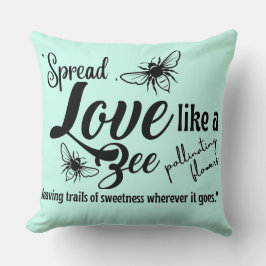 Cojín Decorativo abeja amorosa