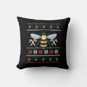 Cojín Decorativo Abeja Animal Abeja Navidad Fea