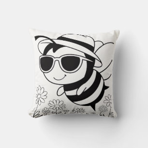 Cojín Decorativo Abeja Cool