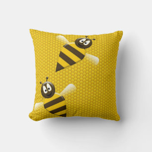 Cojín Decorativo Abeja De Honeycomb Cushion