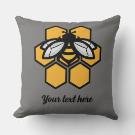 Cojín Decorativo abeja en una colmena