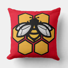 Cojín Decorativo abeja en una colmena