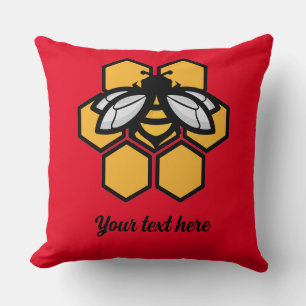 Cojín Decorativo abeja en una colmena