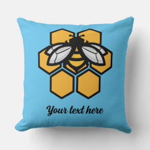 Cojín Decorativo abeja en una colmena