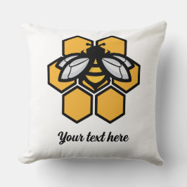 Cojín Decorativo abeja en una colmena