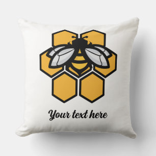Cojín Decorativo abeja en una colmena