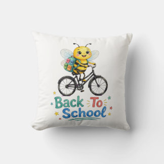Cojín Decorativo Abeja Linda De Vuelta Al Colegio
