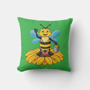 Cojín Decorativo abeja melífera europea