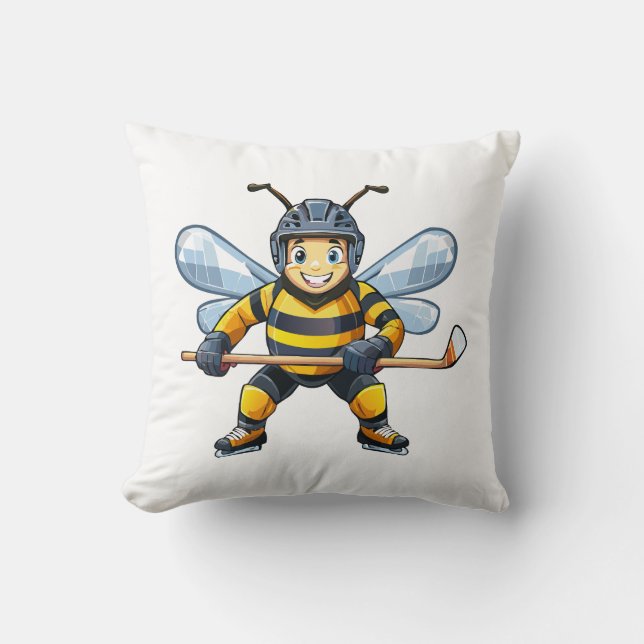 Cojín Decorativo abeja melífera europea (Apis mellifera) (Anverso)