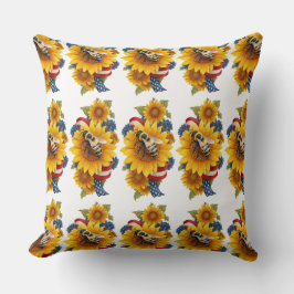 Cojín Decorativo Abeja Patriótica