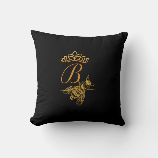 Cojín Decorativo Abeja reina (Anverso)