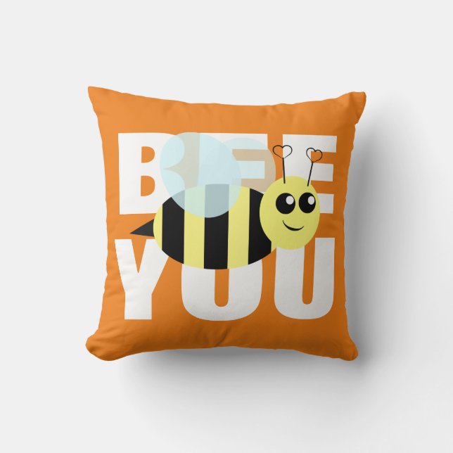 Cojín Decorativo Abeja usted (Anverso)