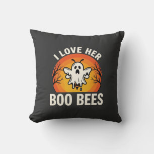 Cojín Decorativo Abejas Boo Diseño Divertido de Abeja Fantasma de H