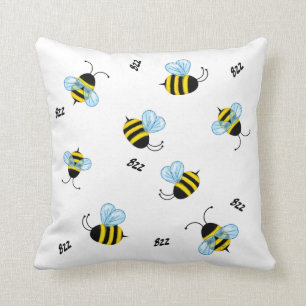 Cojín Decorativo Abejas de burbujas bulliciosas