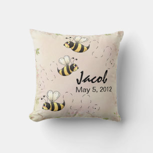 Cojín Decorativo Abejas de un país lindo para personalizar
