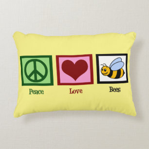 Cojín Decorativo Abejas del amor de la paz