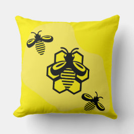 Cojín Decorativo abejas voladoras