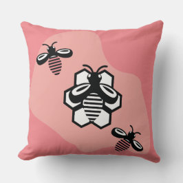 Cojín Decorativo abejas voladoras