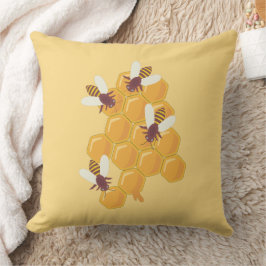 Cojín Decorativo Abejas y miel