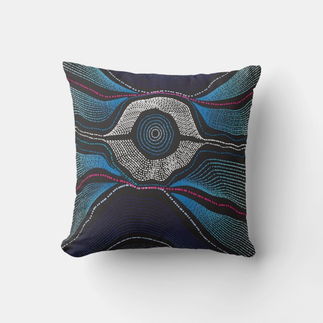 Cojín decorativo Aboriginal Design-3 (Anverso)
