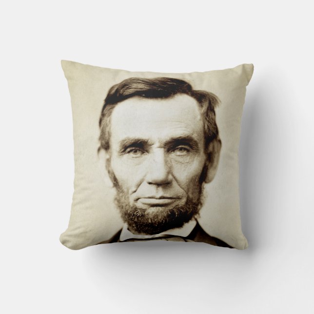 Cojín Decorativo Abraham Lincoln - Abe honesto (Anverso)
