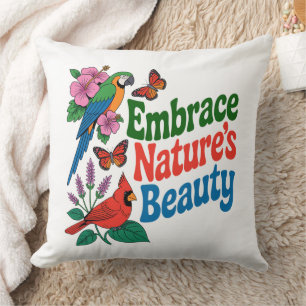 Cojín Decorativo Abraza la belleza de la naturaleza