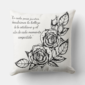 Cojín Decorativo "Abrazando cada vez más juntos"