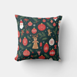 Cojín Decorativo Abrazando el espíritu de los Navidades, Feliz Navi