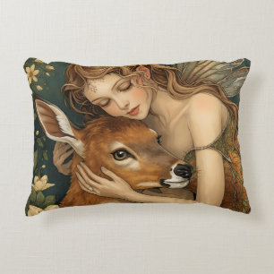 Cojín Decorativo Abrazo de Hada-El corazón tierno de la Naturaleza