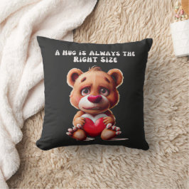 Cojín Decorativo Abrazo de osito de peluche lindo   