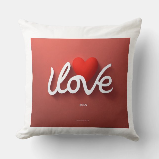 Cojín Decorativo Abrazo del amor (Anverso)
