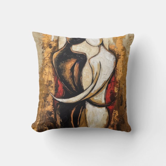 Cojín Decorativo Abrazo eterno (Anverso)