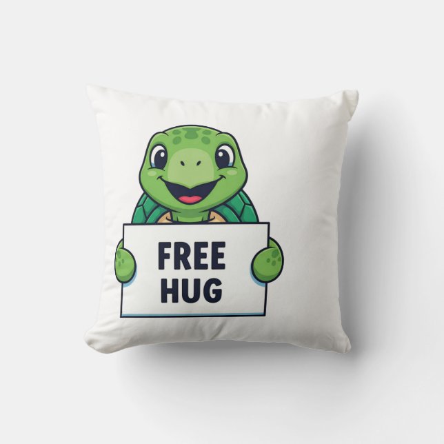 Cojín Decorativo Abrazo gratis (Anverso)