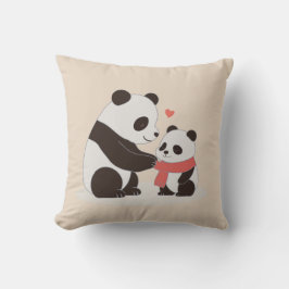 Cojín Decorativo Abrazos Cálidos, Amor de Panda
