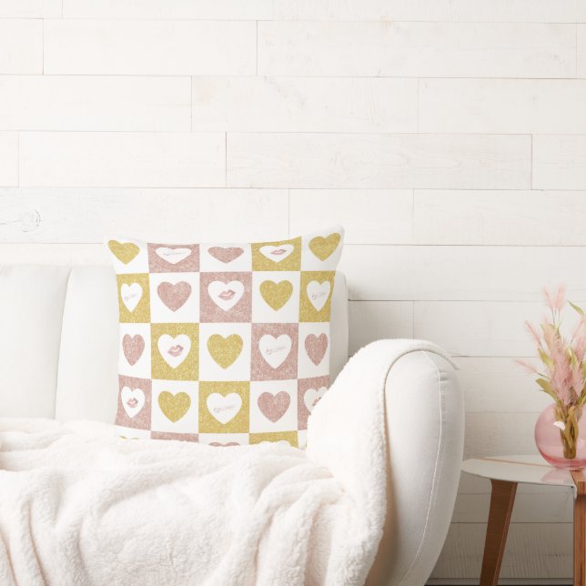 Cojín Decorativo Abrazos y besos (Sofá)