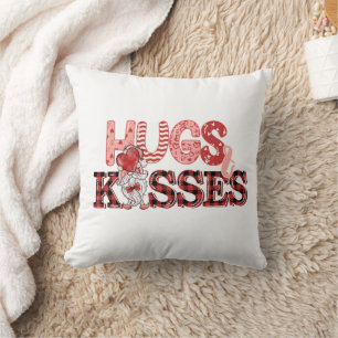 Cojín Decorativo Abrazos y besos San Valentín personalizado